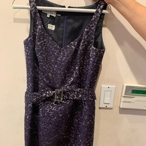 Purple cheetah dress